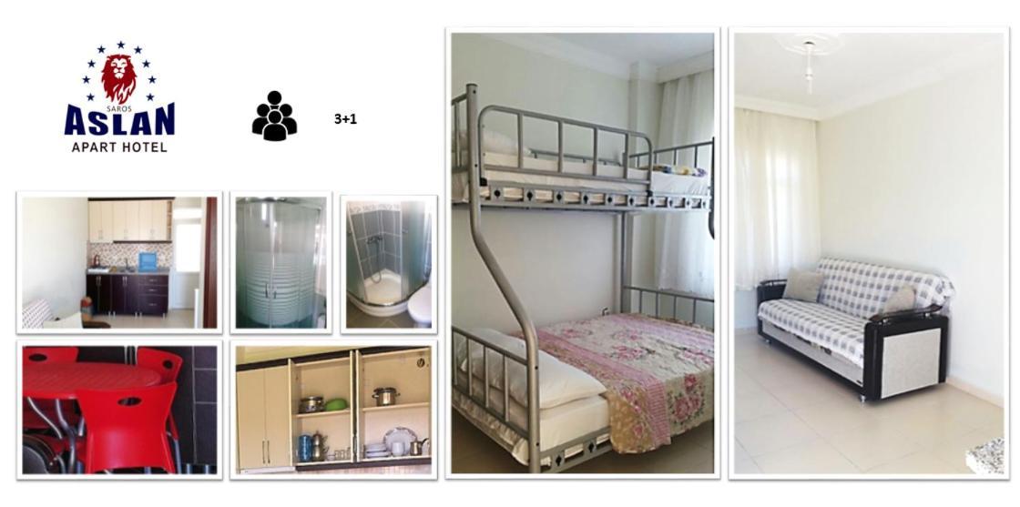 Aparthotel Saros Aslan Apart Vakif Exterior foto